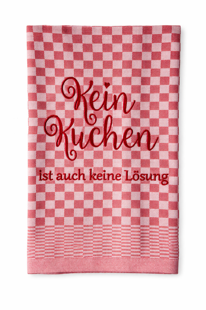 Geschirrtuch Küchenhandtuch bestickt 50x70 Baumwolle Küchendeko Geschenk für Kuchenliebhaber