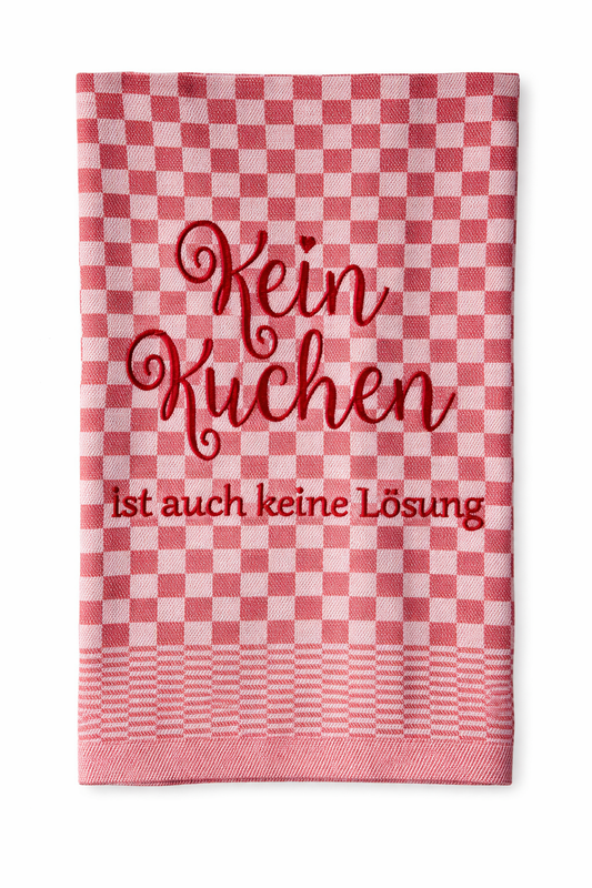 Geschirrtuch Küchenhandtuch bestickt 50x70 Baumwolle Küchendeko Geschenk für Kuchenliebhaber